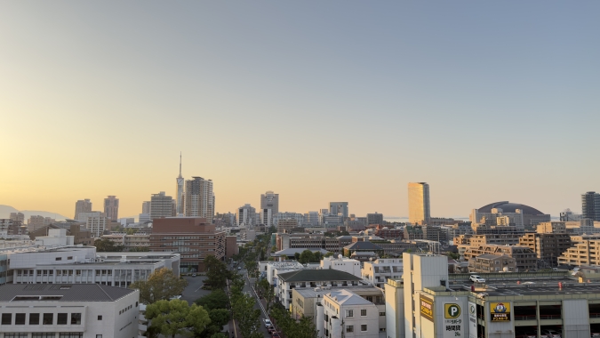 Chill Series ＆grit coffee/屋上庭園からの景色