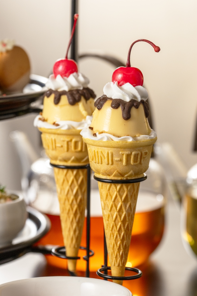HOTEL IL PALAZZO　Summer Fruits Afternoon Tea　レトロプリンアイス