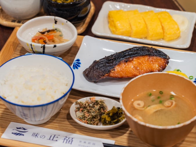 味の正福 銀ダラみりん定食