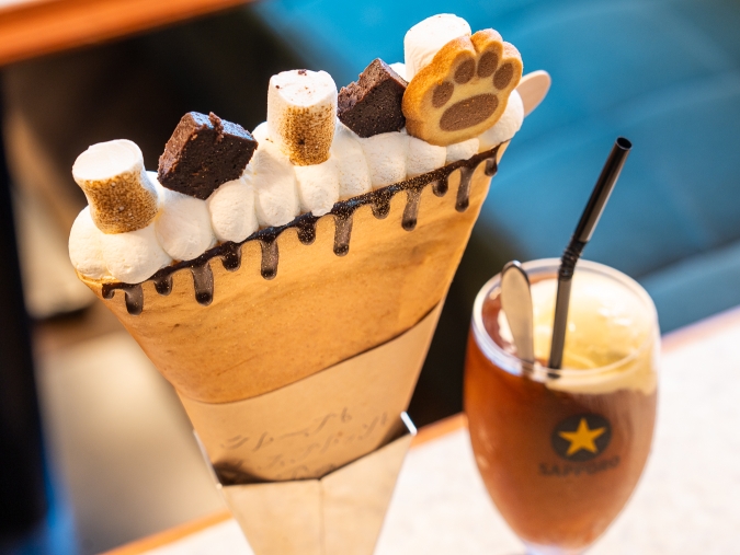 クレープとエスプレッソといくら ガトースモアチョコメルト