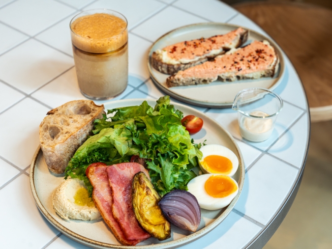 ブルーボトルコーヒー 博多カフェ 料理集合