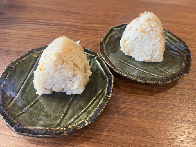 鬼盛りうどんたけちゃん　かしわおにぎり