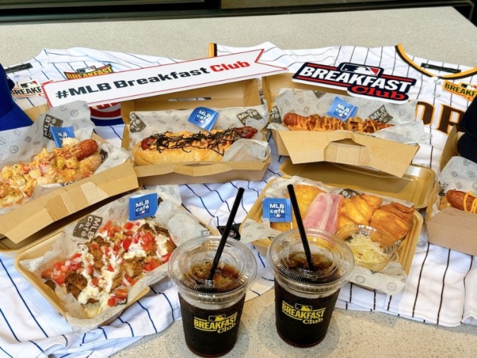 MLB Breakfast Club　料理