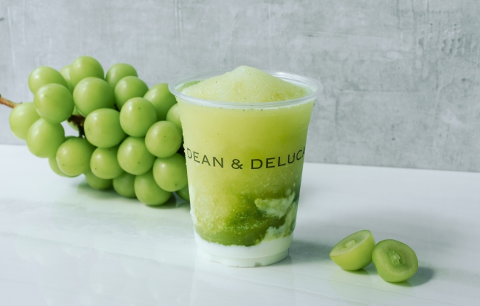 DEAN & DELUCA「シャインマスカットとエルダーフラワーのフラッペ」