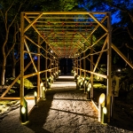 竈門神社　七夕まつり　竹のキャンドル
