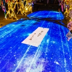 竈門神社　七夕まつり　竹あかり＆プロジェクションマッピング本殿・境内