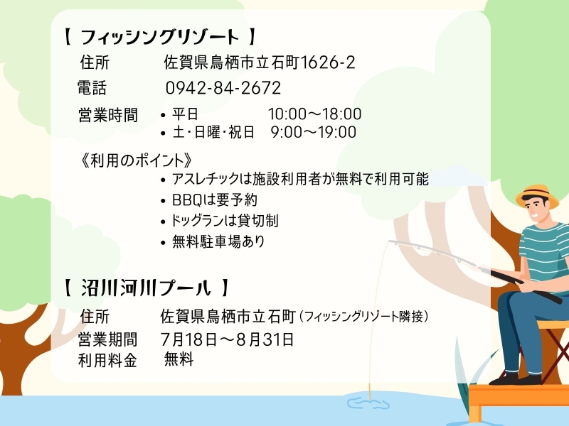 フィッシングリゾート 施設情報カード