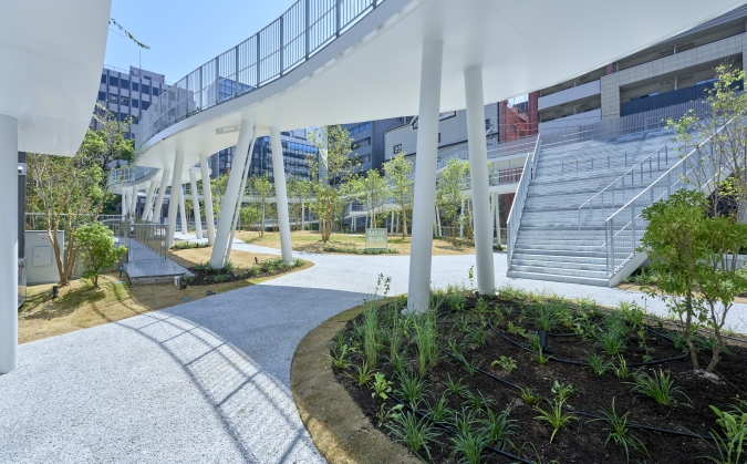 明治公園　立体園路