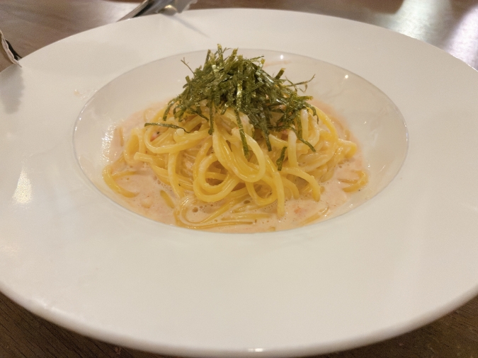 ビストロレオン 明太クリームパスタ