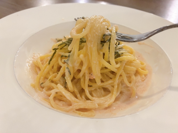 ビストロレオン 明太クリームパスタ