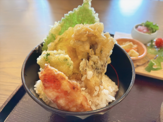 お蕎麦の丈二　丈セット　小天丼
