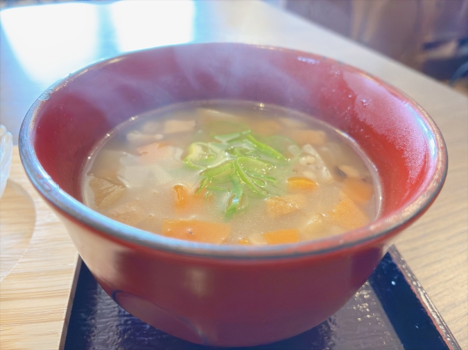 お蕎麦の丈二　丈セット　けんちん汁