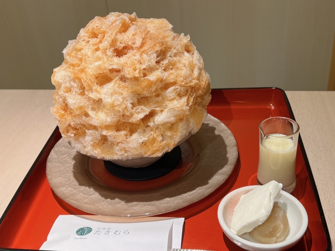 かき氷　甘味処たきむら