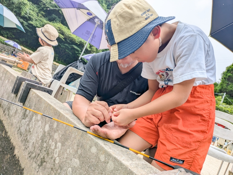 フィッシングリゾート ヤマメ釣り(餌付け)
