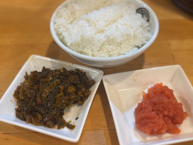 いちむじん 榎田本店ごはん＆明太子＆辛子高菜