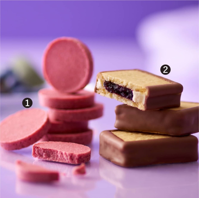 岩田屋本店「第44回 北海道の物産と観光展」生チョコクッキーハスカップ　ハスカップジュエリー