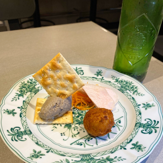 バルウォーク 福岡タイアップ アニバーサリーナイト　Gracia Gastrobar de Barcelona HAKATA ／ 前菜3種＋ドリンク1杯