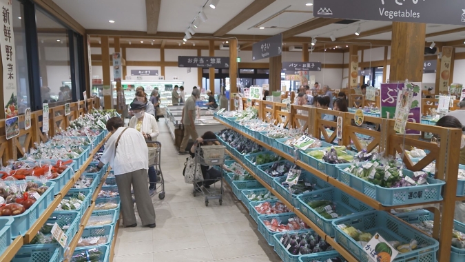 道の駅うきは　店内