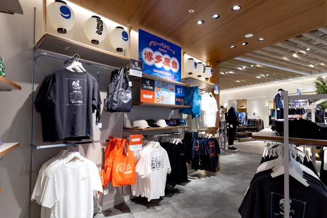 キャナルシティ博多イーストビル　グローバルワーク　屋台コラボ商品