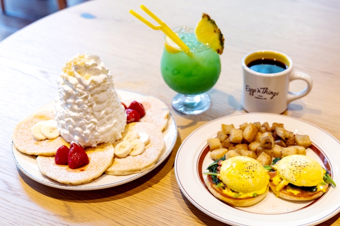 キャナルシティ博多イーストビル　エッグスンシングス　料理