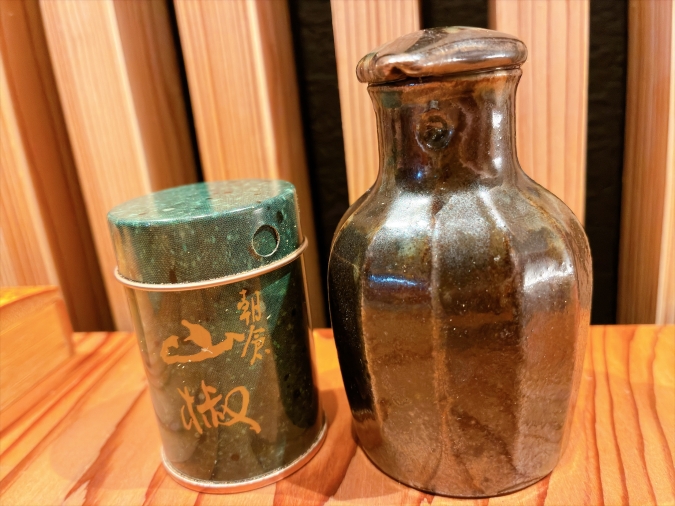 うなぎ竹栄　調味料
