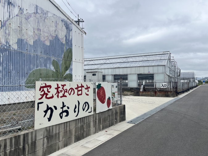 池いちご園 入口