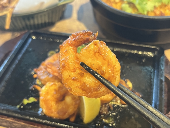 スパイスキッチンポカラ　スパイシーシュリンププラウン