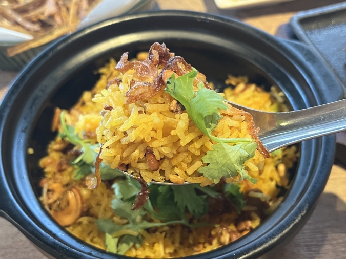 スパイスキッチンポカラ　『〆のフライドビリヤニ（お肉なし）