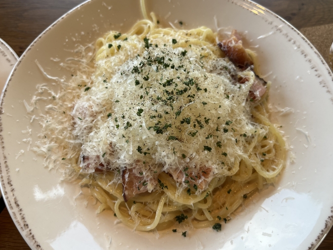 All Day Dining 南風 ゴロっとベーコンのカルボナーラ