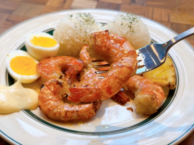 Eggs ’n Things キャナルシティ博多店　ガーリックシュリンプ