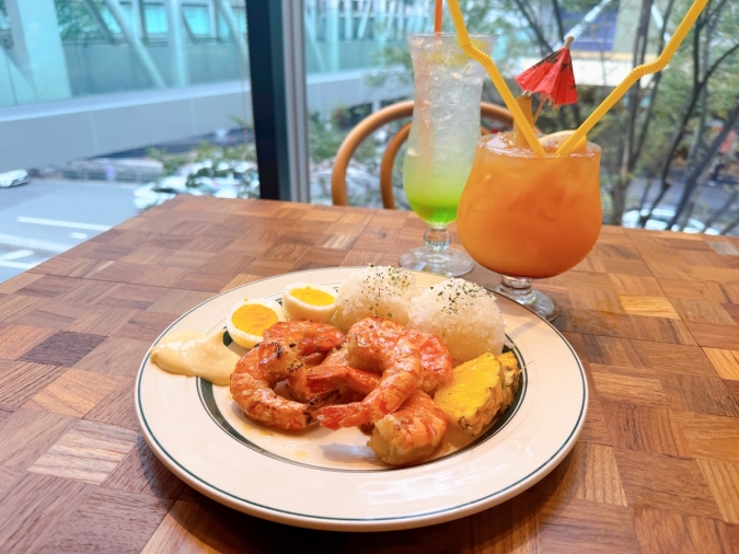Eggs ’n Things キャナルシティ博多店　ガーリックシュリンプ