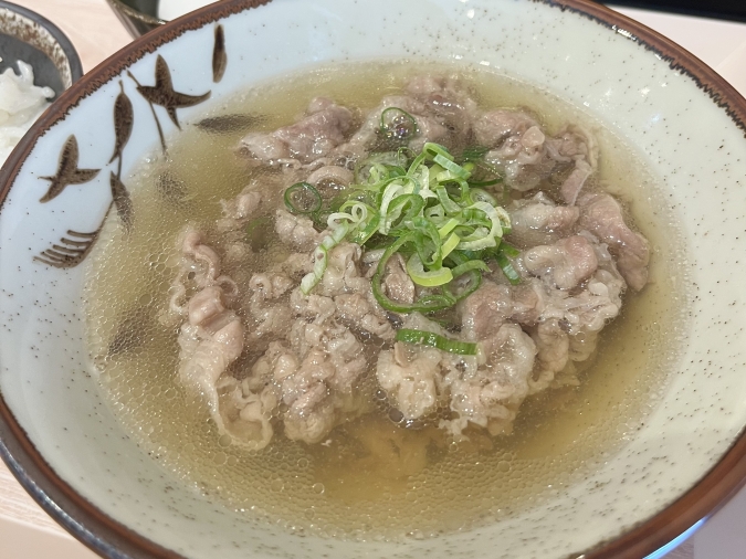 暁（あかつき）肉吸い定食