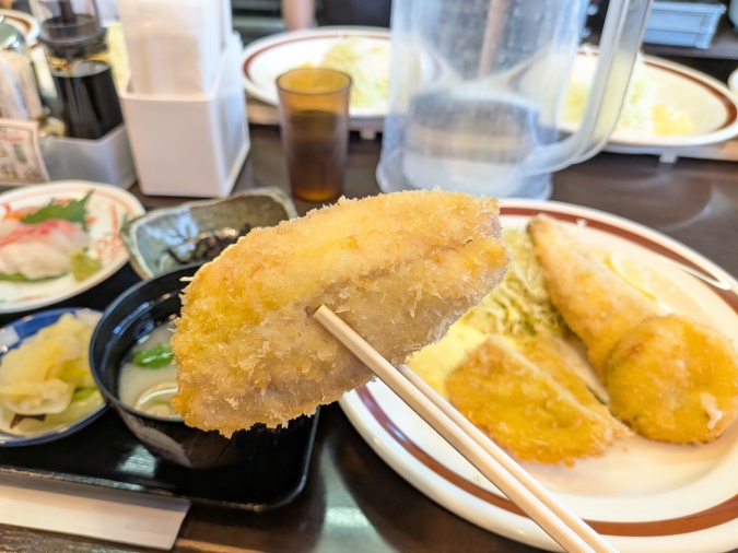 アジフライセンターおむこさん　アジフライ
