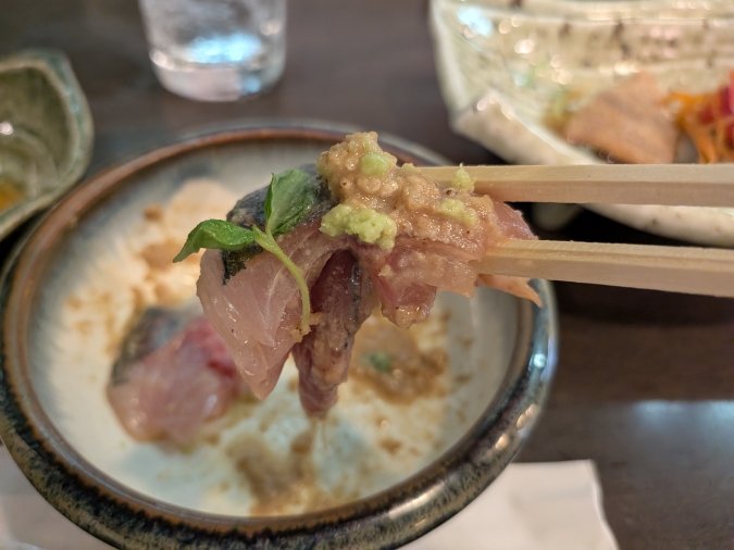 アジフライセンターおむこさん　胡麻アジ