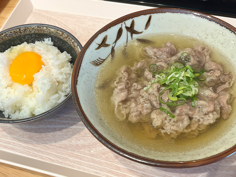 うどん店「暁」／肉吸い定食