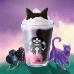 スターバックス　ブラックベリー ヨーグルト フラペチーノ　黒耳ver.