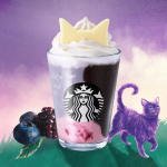 スターバックス　ブラックベリー ヨーグルト フラペチーノ　白耳ver.