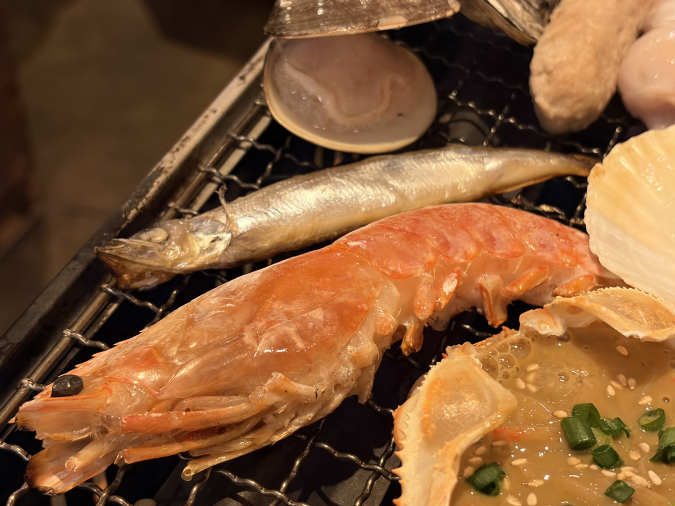 上人橋酒場とと　浜焼きセット