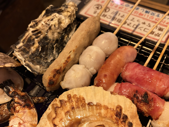 上人橋酒場とと　浜焼きセット