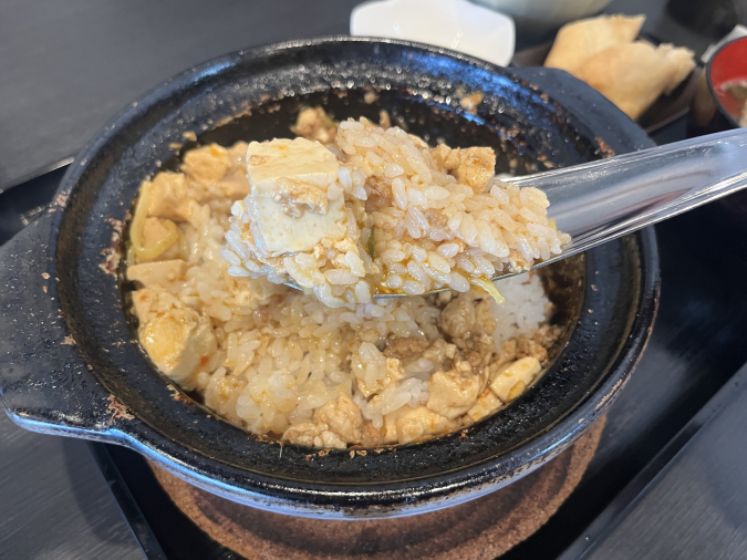 鶏富士 鍋焼き麻婆ラーメンセット