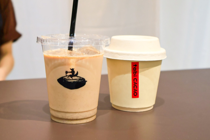 tabi CACAO & CHAI　アイスとホット