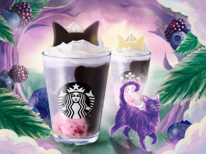スターバックス　ブラックベリー ヨーグルト フラペチーノ
