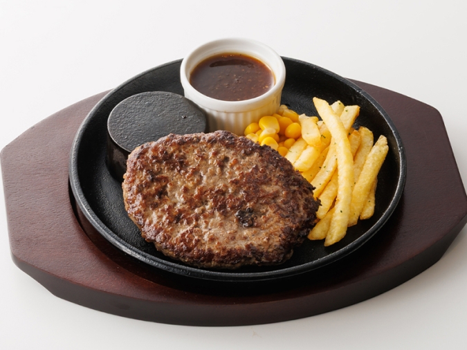 マリンワールド海の中道・レストランレイリー／鉄板焼きハンバーグ
